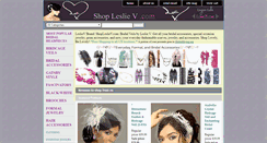 Desktop Screenshot of bridalbylesliev.com